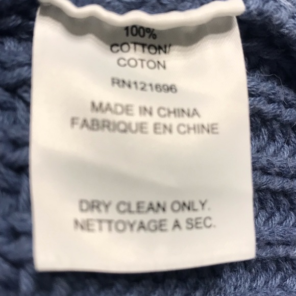 Women’s Demylee Blue Knit Sweater Cotton Size Small - Picture 7 of 7